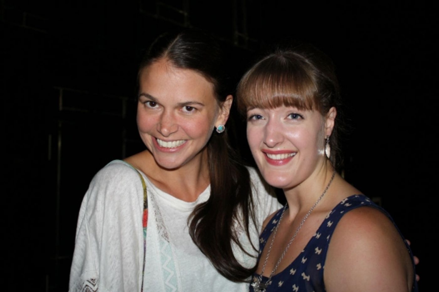Photo Flash: Sutton Foster Visits SISTER ACT at the Pantages  Image