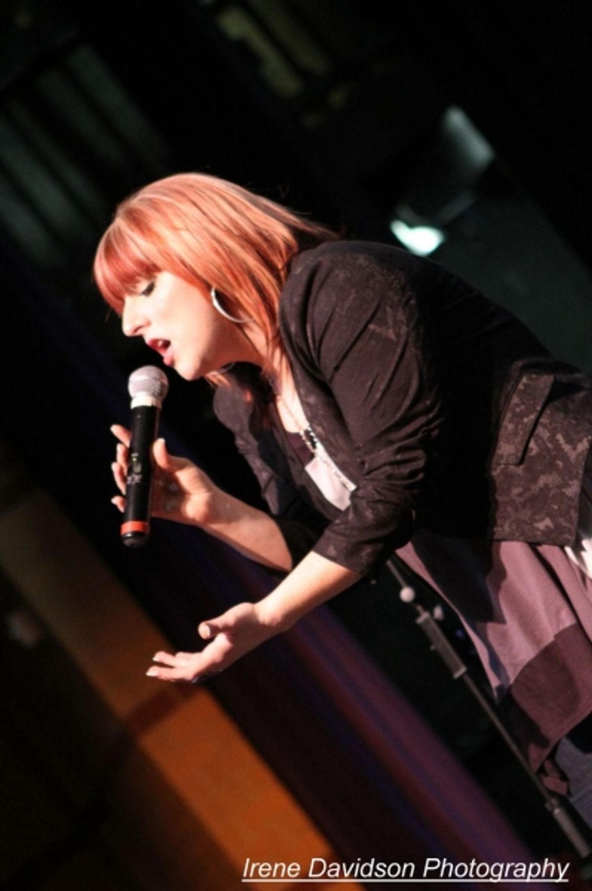 Katie Wilcoxson during rehearsal at 