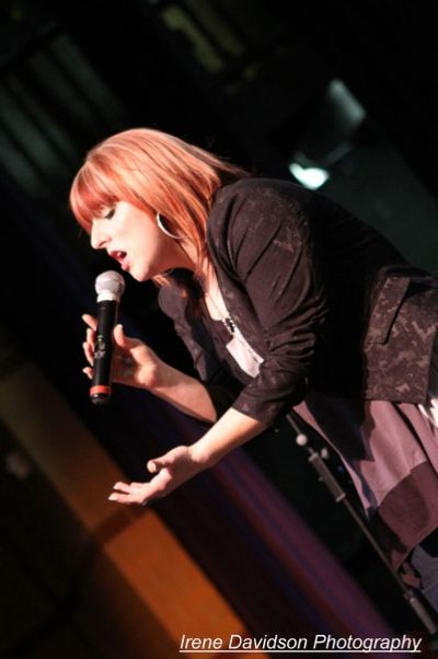 Katie Wilcoxson during rehearsal Photo