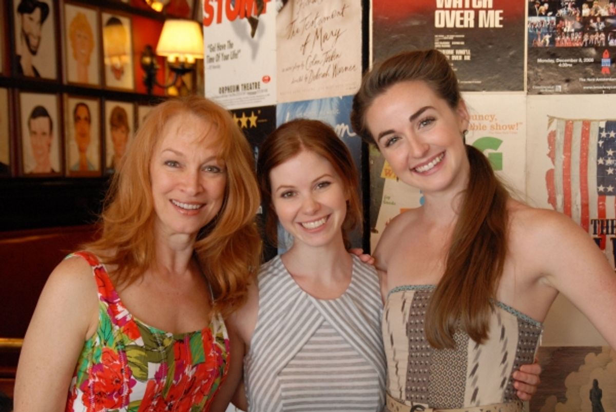 ANNE KANENGEISER, ALISON WOODS, WHITNEY WINFIELD at Cast of BEND IN THE ROAD Celebrates Opening Night at Sardi's