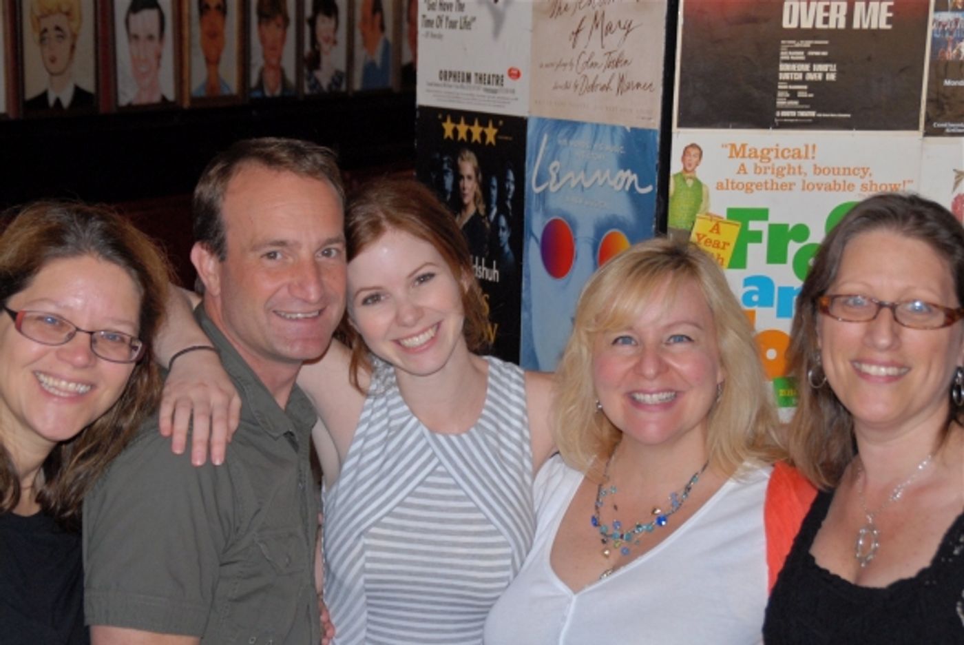 Photo Flash: Cast of BEND IN THE ROAD Celebrates Opening Night at Sardi's Image
