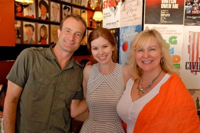 MICHAEL UPWARD, ALISON WOODS, BENITA SCHECKEL Photo