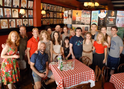 The Entire BEND IN THE ROAD Company Photo