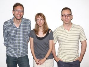 Composer Michael Friedman, Playwright Anne Washburn and  Director Steve Cosson  Photo