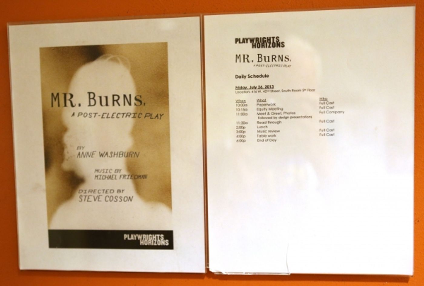 Photo Coverage: Meet the Company of Playwrights Horizons' MR. BURNS, A POST-ELECTRIC PLAY  Image