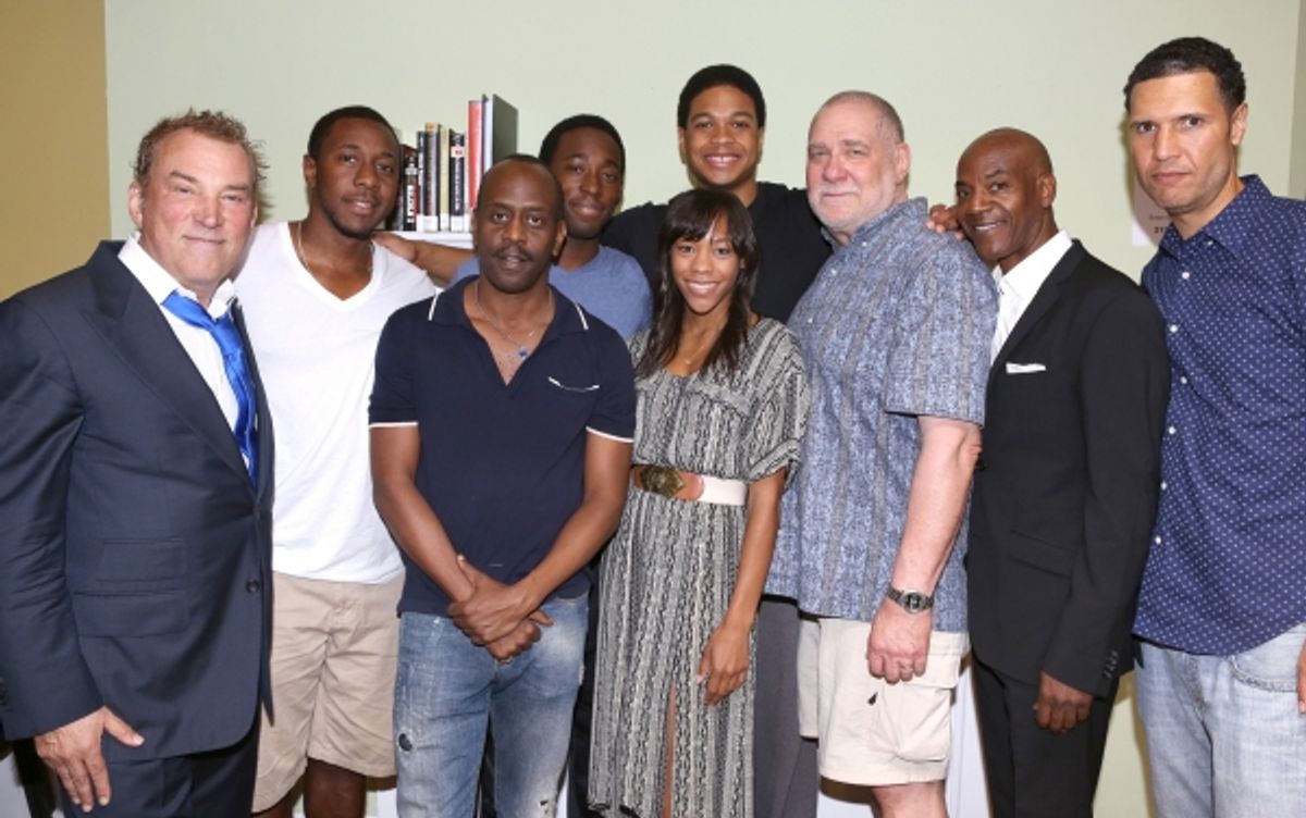 Director Des McAnuff, Anthony Gaskins, K. Todd Freeman, Jeremy Tardy, Ray Fisher, Nikki M. James, Richard Masur, John Earl Jelks and Playwright Will Power at 