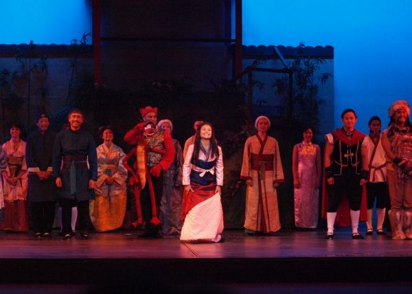 Jennifer Hubilla and company at curtain call. Photo