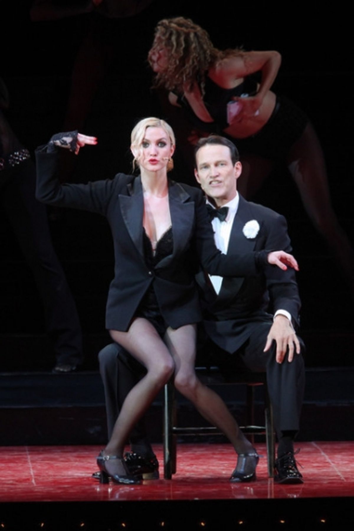 Stephen Moyer, Ashlee Simpson at 