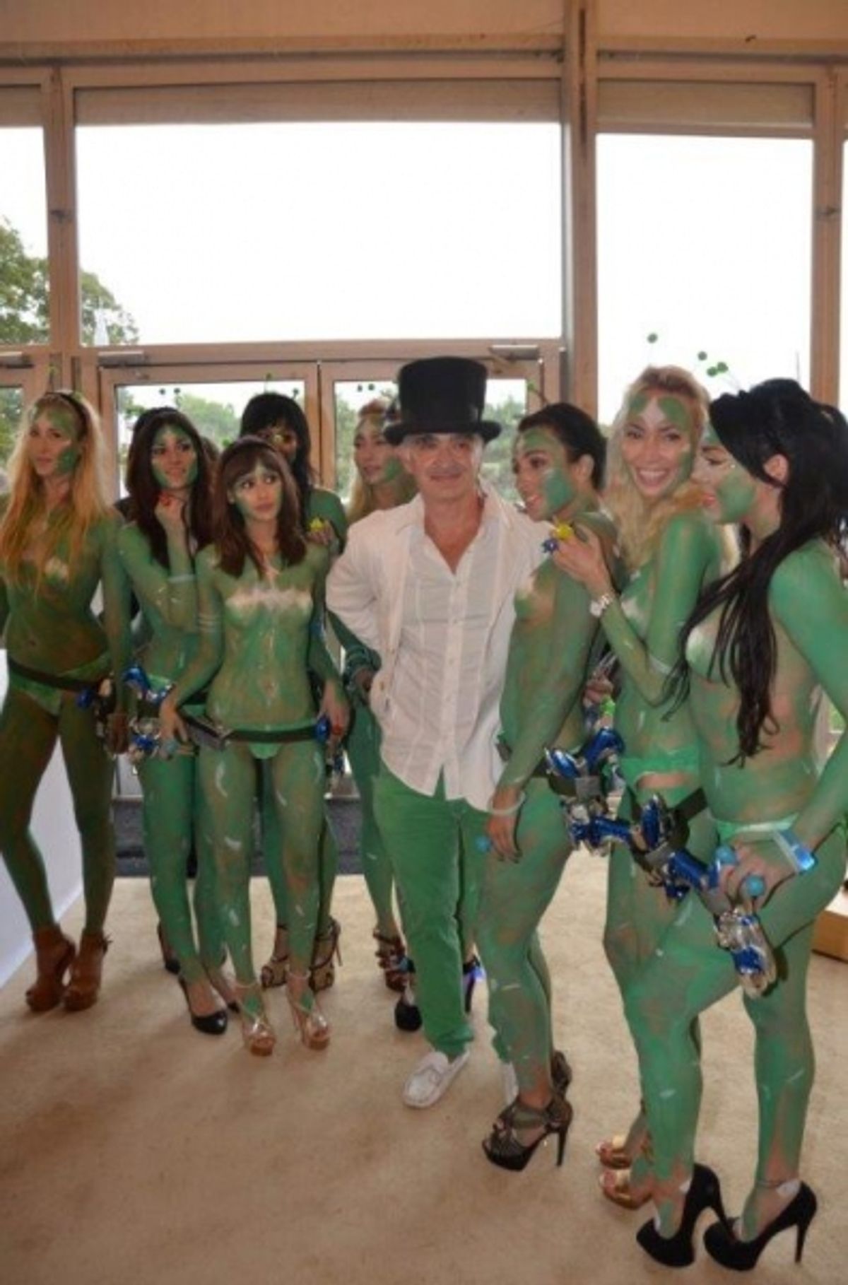 Kevin Berlin and his aliens at 