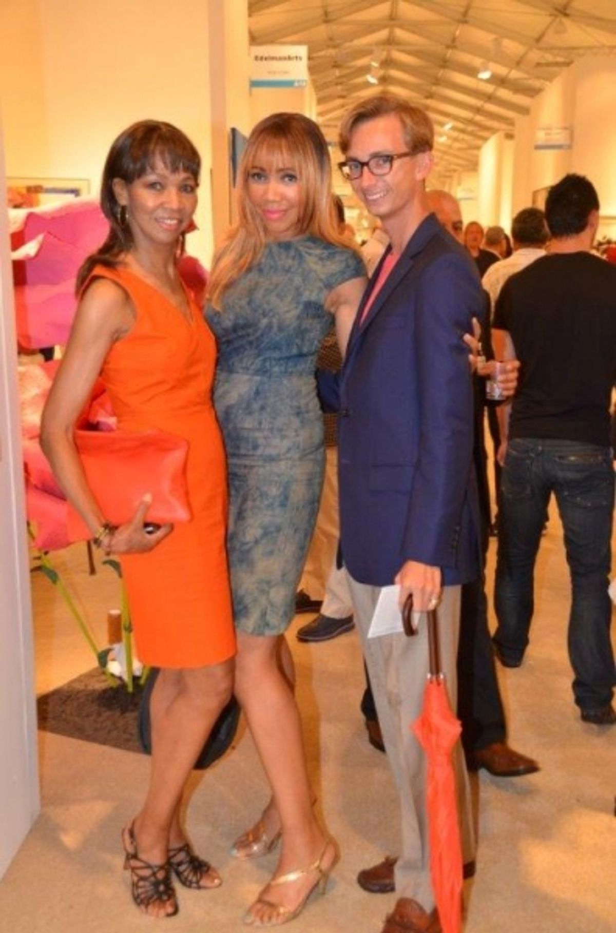 Peggy Walker, Tia Walker, Cole Rumbough at 