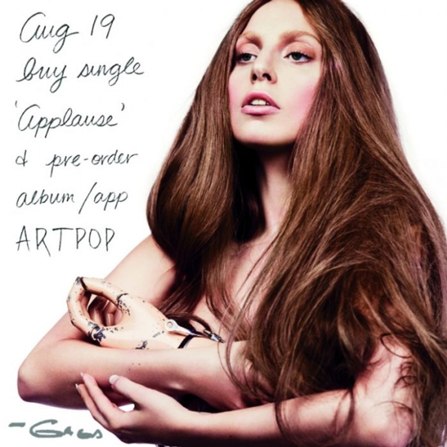 Photo Flash: Lady Gaga's ARTPOP Artwork Celebrates 'Applause' Single; Album Pre-Order Image