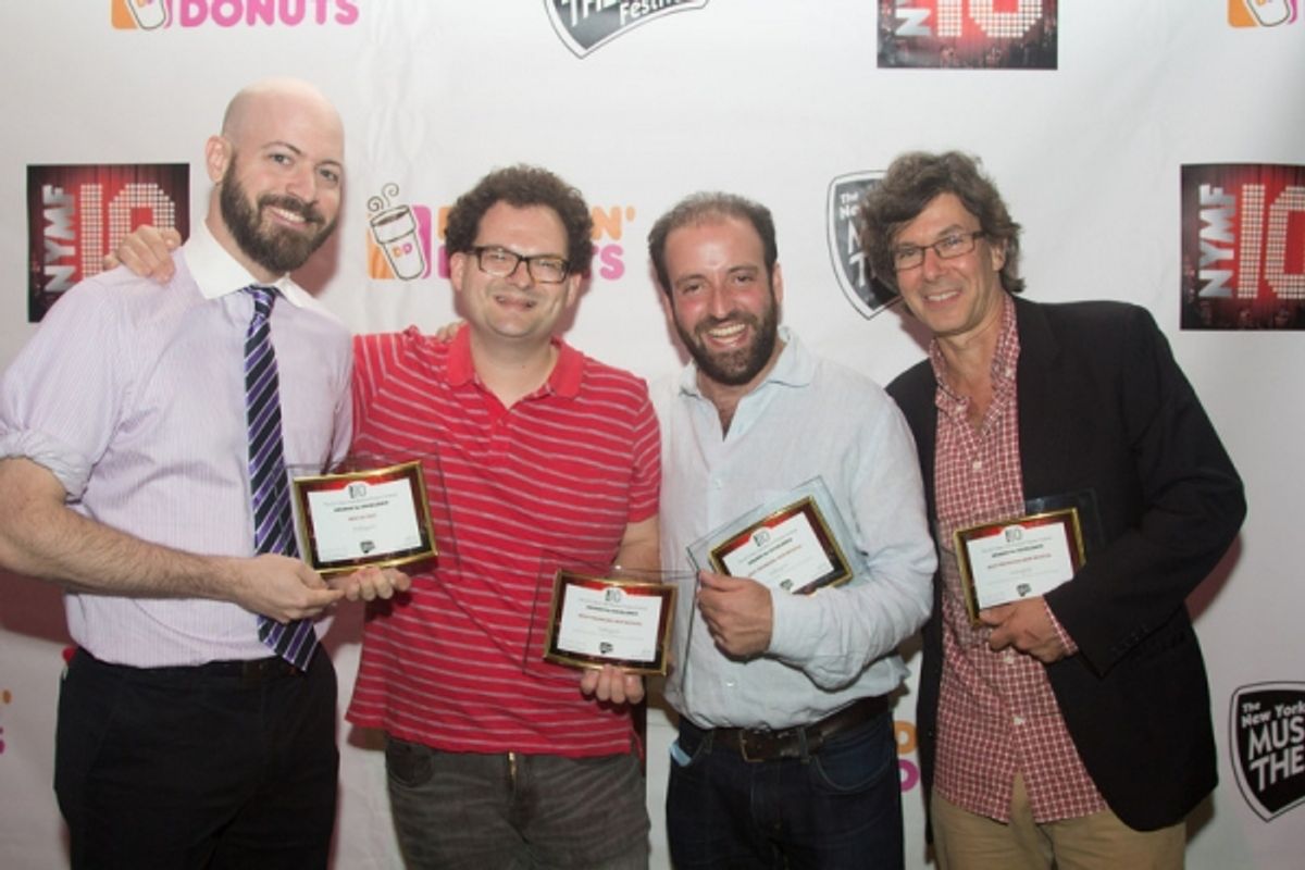 Neil Patrick Stewart (Director),  Eli Bolin (Composer),  Sam Forman (Lyricist),  Rob Ackerman (Book) at 