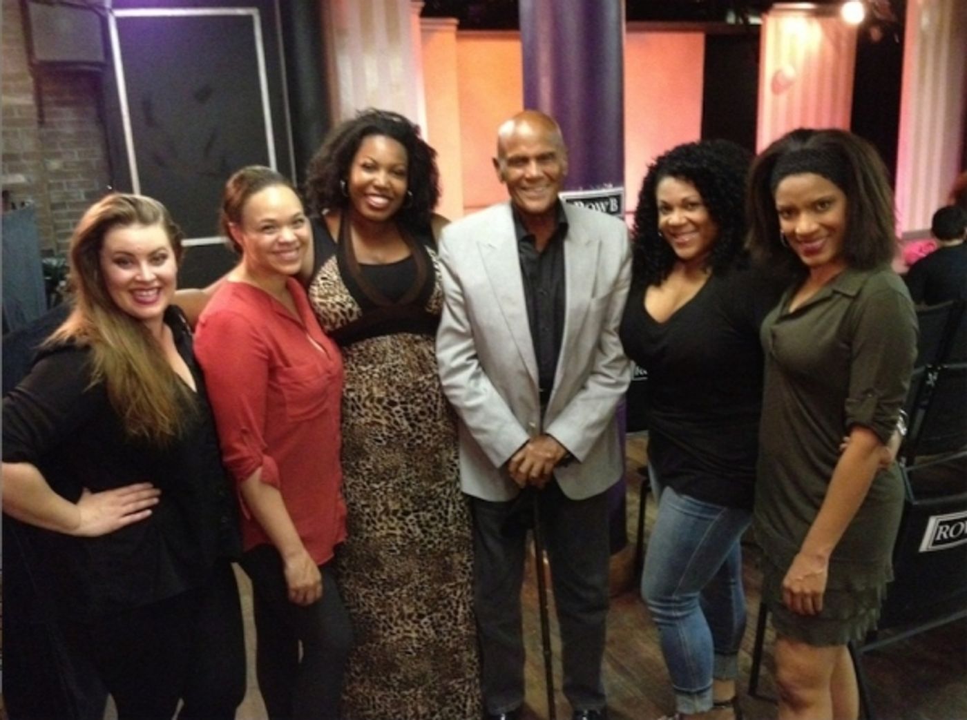Photo Flash: Harry Belafonte Visits SISTAS: THE MUSICAL  Image