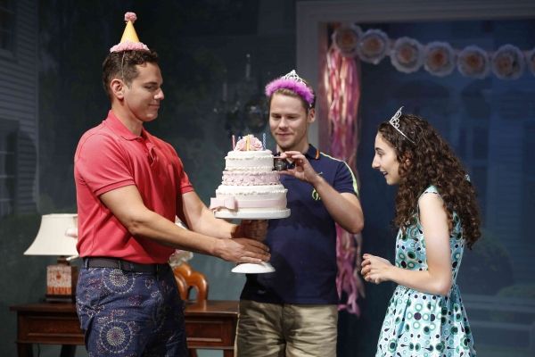 Paul Anthony Stewart, Randy Harrison and Alexis Molnar Photo