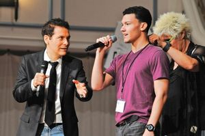 Mentors Michael Feinstein and Sylvia McNair work with Brandon Rene Ocasio @ BroadwayWorld Mentors Michael Feinstein and Sylvia McNair work with Brandon Rene Ocasio Photo