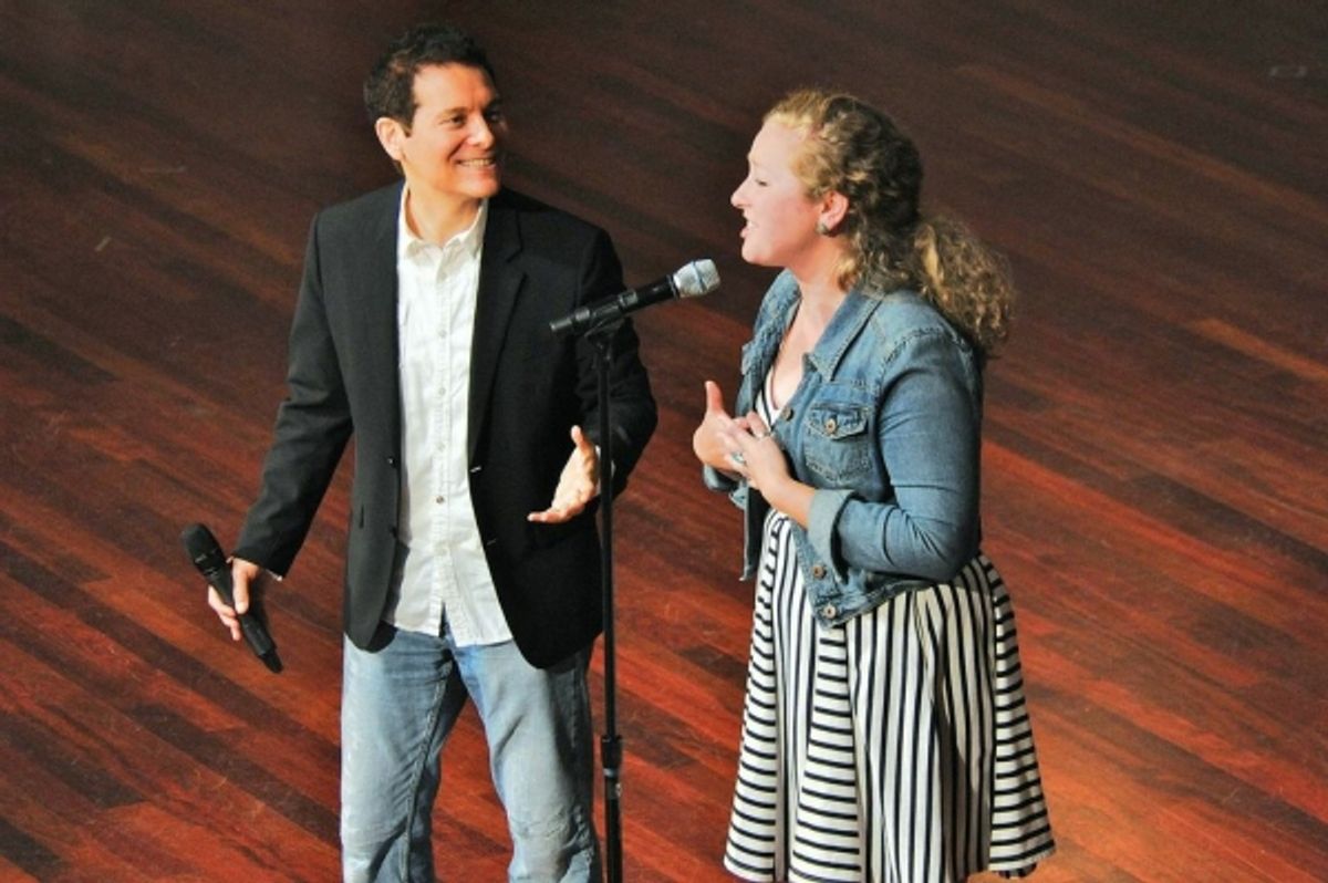 Michael Feinstein with Grace Wipfli at 
