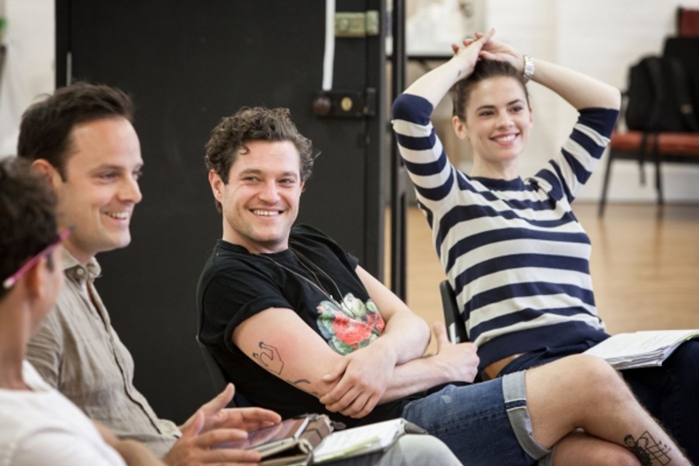 Photo Flash: Sneak Peek at Hayley Atwell, Al Weaver and More in Rehearsals for THE PRIDE  Image