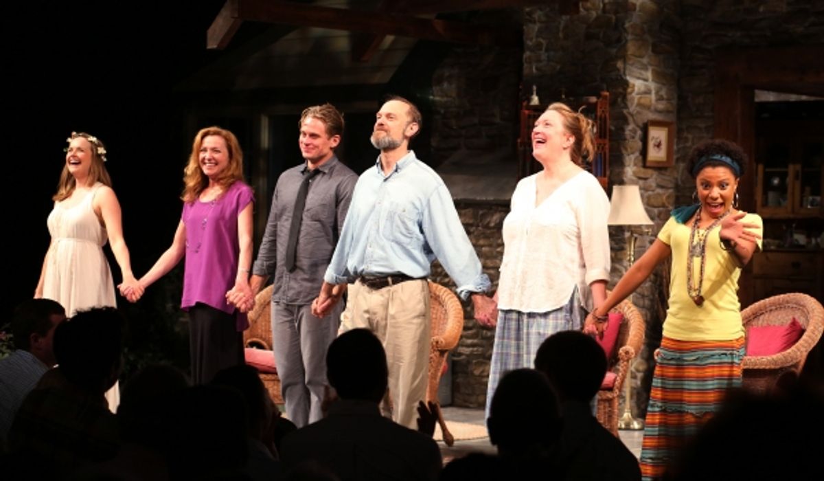 Liesel Allen Yeager, Julie White, Billy Magnussen, David Hyde Pierce, Kristine Nielsen and Shalita Grant at 