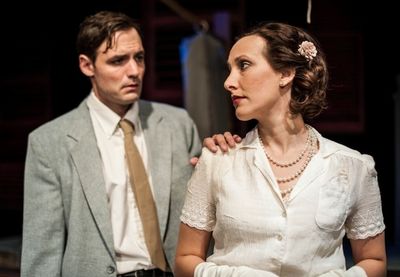 Clay Avery as Mitch and Rachel McGinnis Meissner as Blanche. Photo by Alexs Ortynski. Photo
