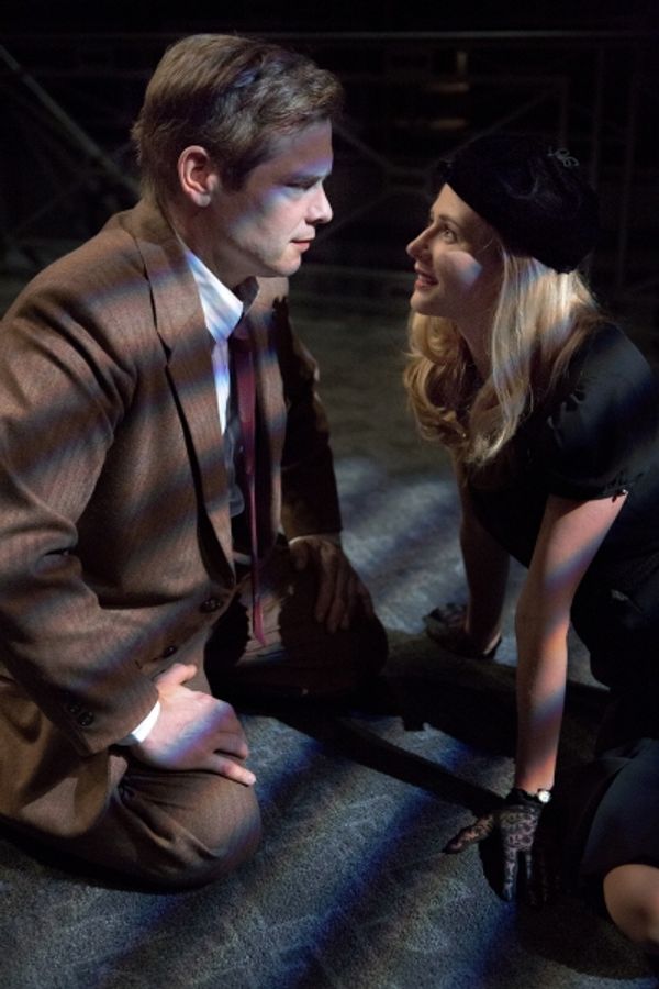 Michael Hayden as Walter Huff and Megan Ketch as Lola Nirlinger Photo