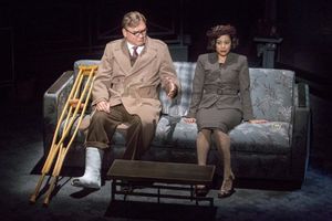 Murphy Guyer as Herbert Nirlinger and Angel Desai as Phyllis Nirlinger @ BroadwayWorld Murphy Guyer as Herbert Nirlinger and Angel Desai as Phyllis Nirlinger Photo