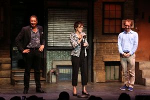 Producer Kevin McCollum, Producer Robyn Goodman and Producer Jeffrey Seller Photo