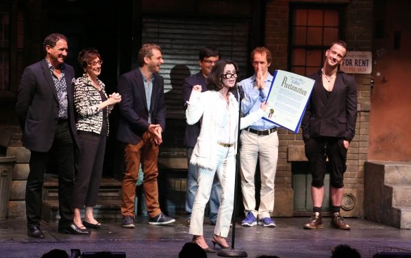 Producer Kevin McCollum, Producer Robyn Goodman, Composer Jeff Marx, Composer Robert  Photo