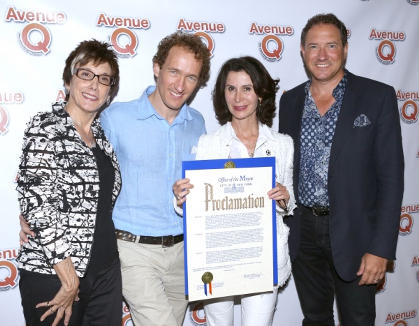 Photo Coverage: Bobby Lopez, Jeff Whitty & More Gather for AVENUE Q's 10th Anniversary! Image