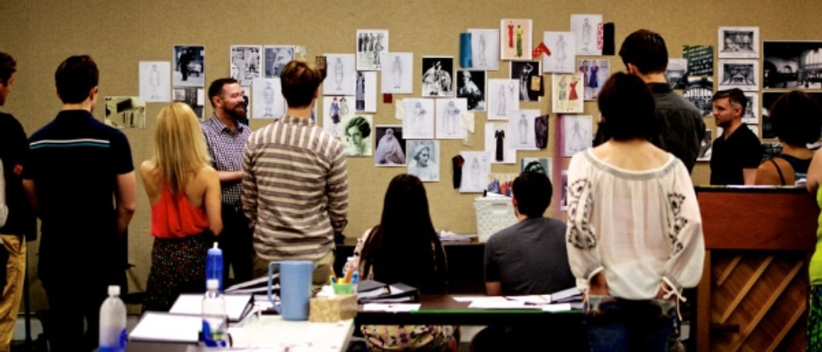 Costume and Scenic Designer Tobin Ost and Director Tony Speciale  at 