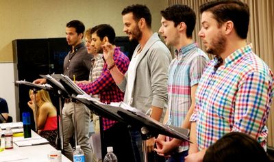 Douglas Williams, Will Taylor, Tony Yazbeck, Wayne Alan Wilcox, Chris Dwan, and Will  Photo