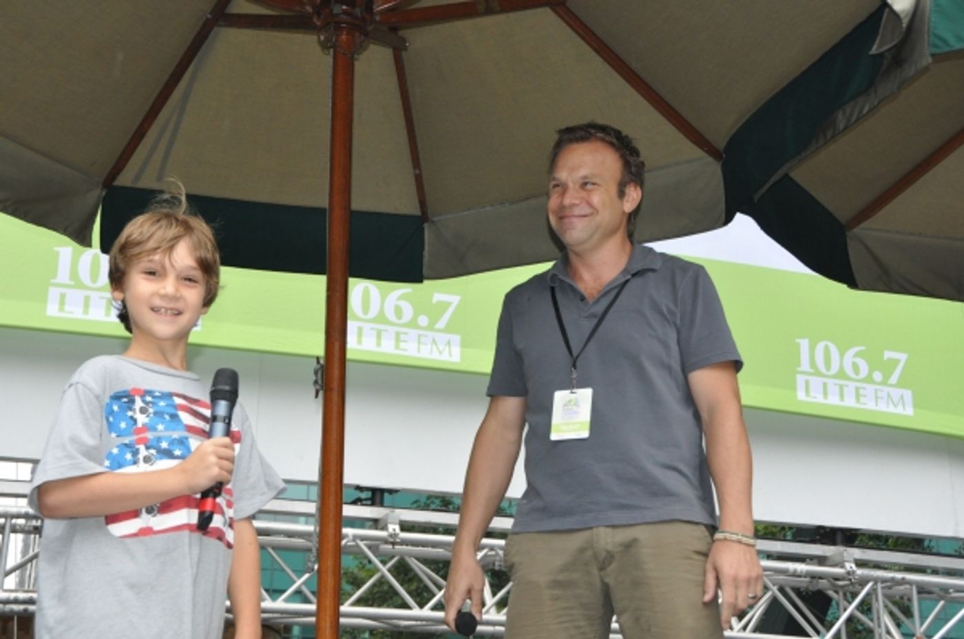 Photo Coverage: KINKY BOOTS, FIRST DATE, BIG FISH & More Visit BROADWAY IN BRYANT PARK! Image