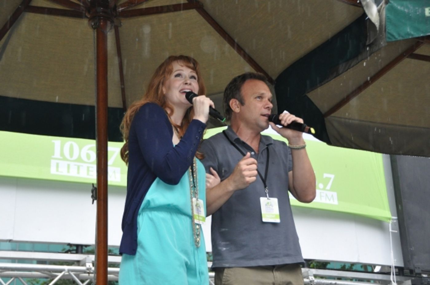 Photo Coverage: KINKY BOOTS, FIRST DATE, BIG FISH & More Visit BROADWAY IN BRYANT PARK! Image