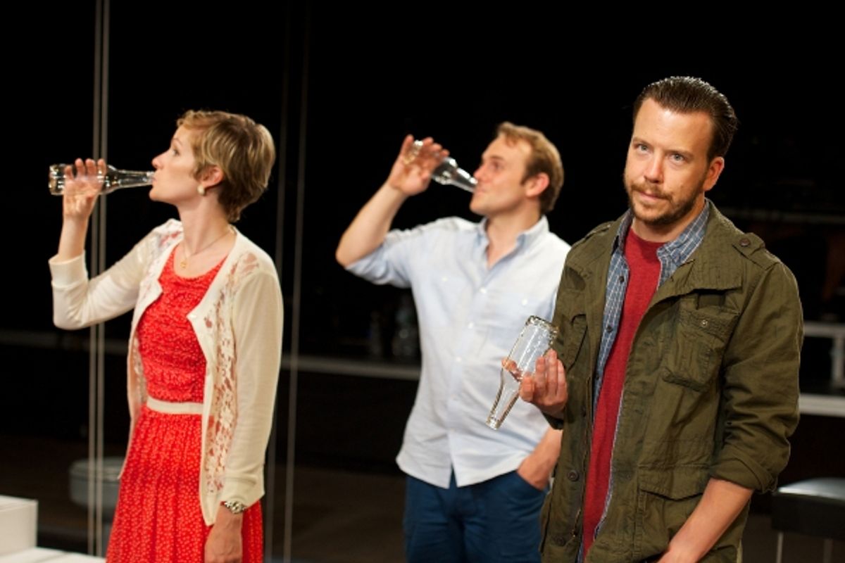 Suzy Jane Hunt (left), Richard Thieriot (center), Eric T. Miller (right) at 