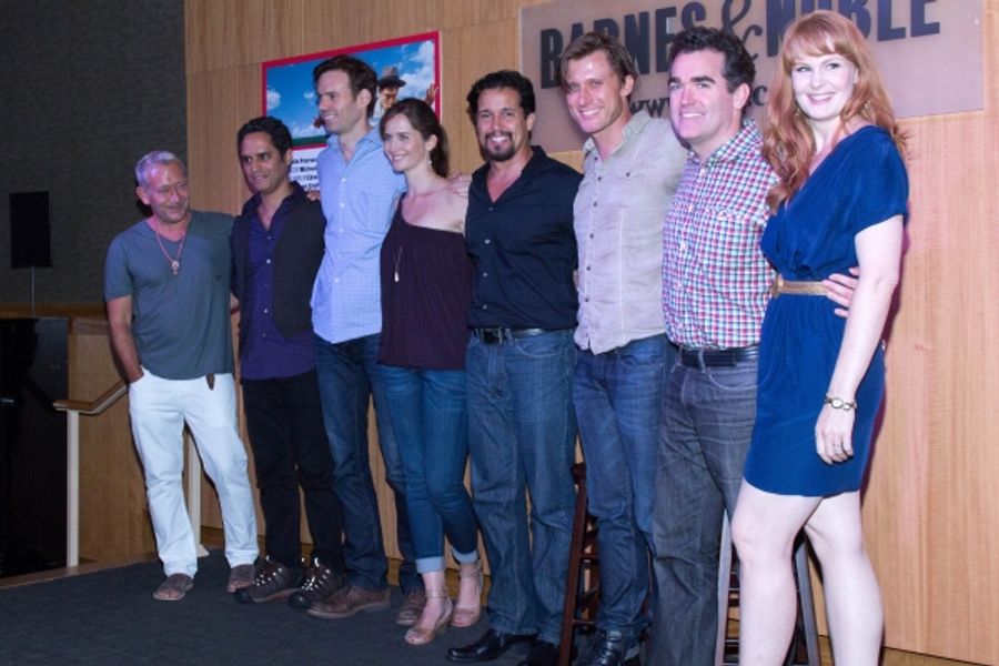 Photo Coverage: Kate Baldwin, Brian D'Arcy James & PJ Griffith Sing GIANT at Barnes & Noble! Image