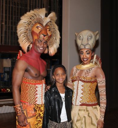 Andile Gumbi, Quvenzhane Wallis and Chantel Riley
 Photo