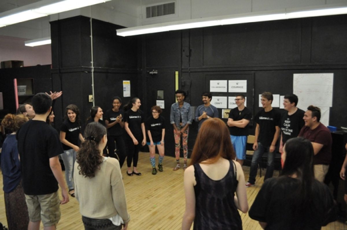 Lin-Manuel Miranda teaching a master class. at 