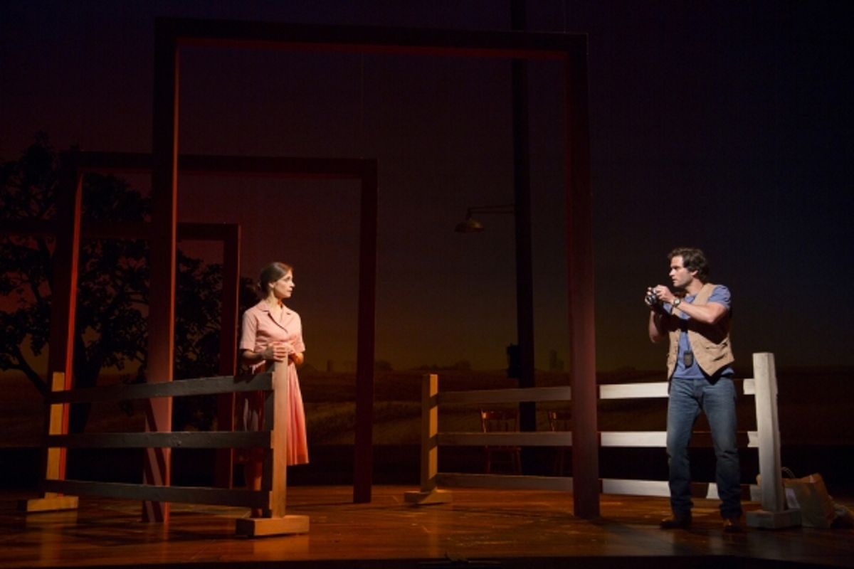 Elena Shaddow (Francesca) and Steven Pasquale (Robert Kincaid) at 