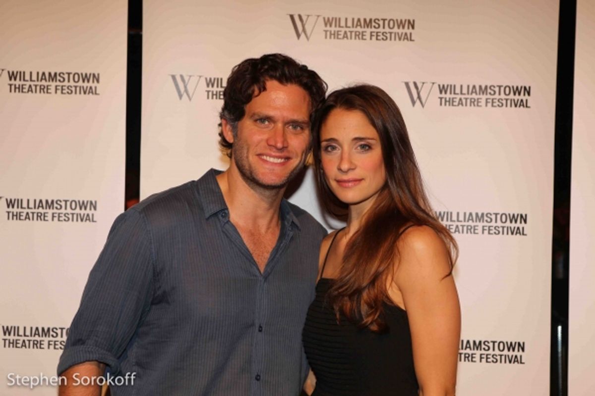 Steven Pasquale & Elena Shaddow at 