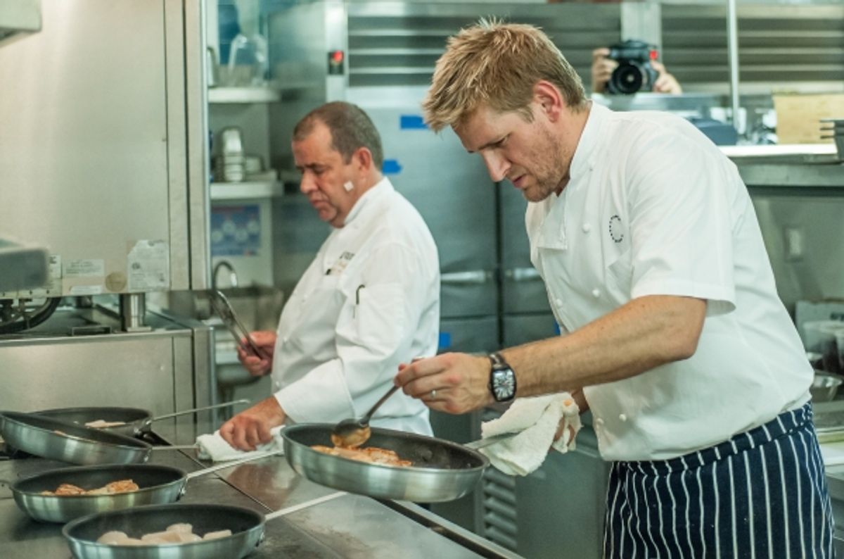 Curtis Stone in action at 