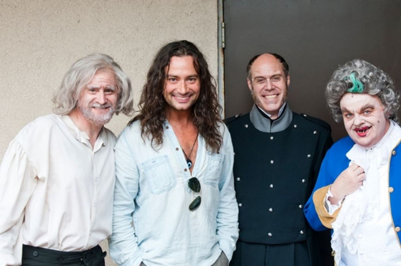Photo Flash: Constantine Maroulis Visits the Cast of Surflight's LES MISERABLES  Image