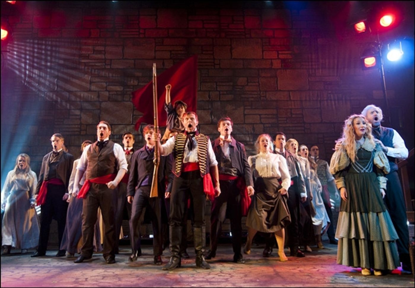 Photo Flash: Bart Shatto, Kelly McCormick and More in Surflight's LES MISERABLES - Full Production Shots!  Image