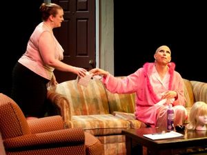 Boni McIntyre as Dr. Eve and Kevin Leonard as Brother Boy Photo