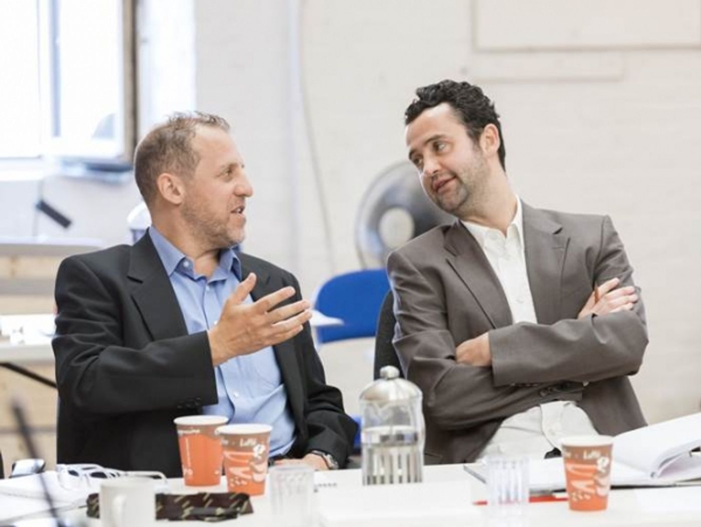 Photo Flash: First Look at Daniel Mays, Nigel Lindsay and More in Rehearsals for THE SAME DEEP WATER AS ME  Image