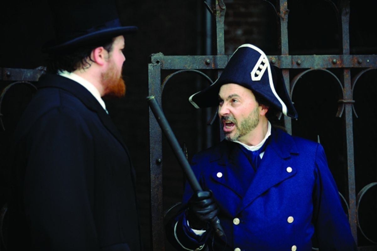 Phillip Andrew Himebrook as Valjean & Michael Detroit as Javert at 