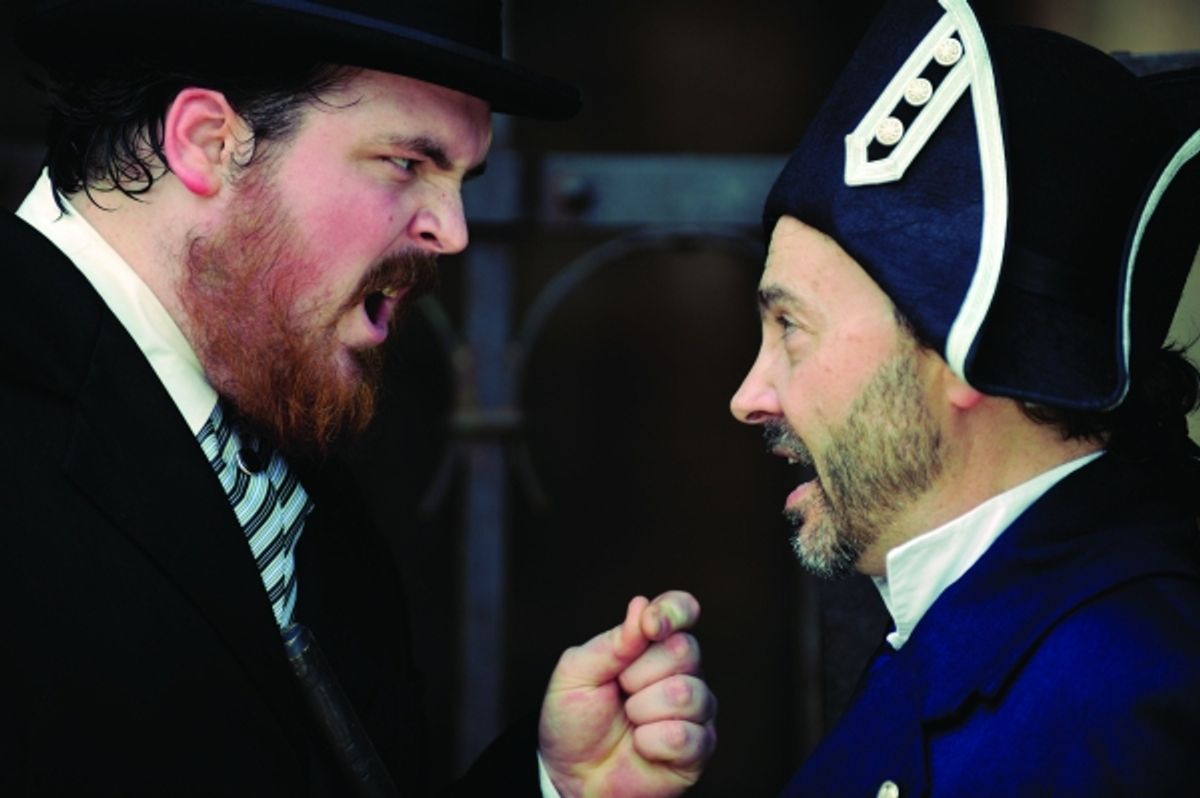 Phillip Andrew Himebrook as Valjean & Michael Detroit as Javert at 