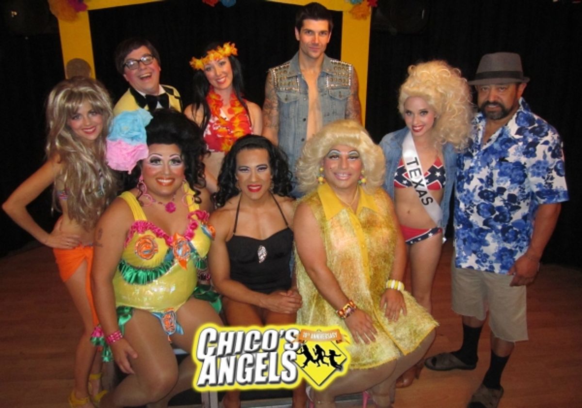 Brittany Ross, Kurt Koehler, Nora Francis, Kevin McNamara,  Natalie Lander,  Alejandro Patino  (front) Kay Sedia, Chita Parol, Frieda Laye at 