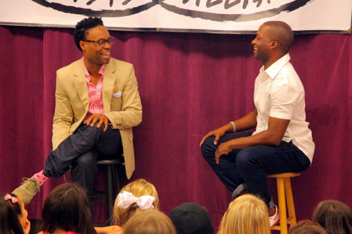 Billy Porter and Tyrick Wiltez Jones at 