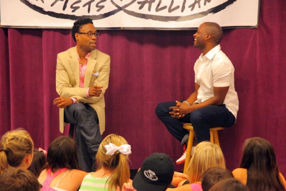 Billy Porter and Tyrick Wiltez Jones at 