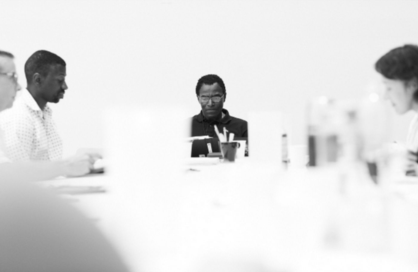 Photo Flash: In Rehearsal for Signature's STOP.RESET. with Carl Lumbly, LaTanya Richardson Jackson & More  Image