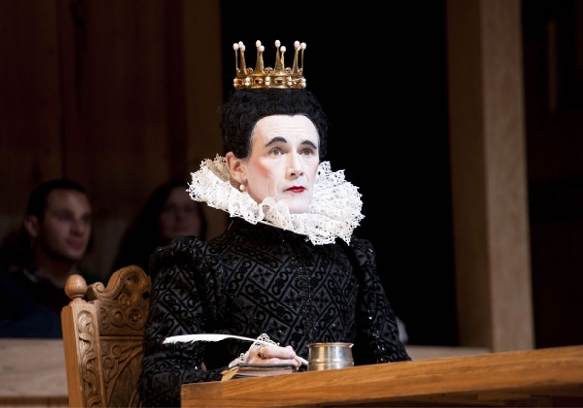 Mark Rylance as Olivia at 